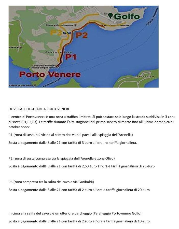 Vittoria 19 Lägenhet Porto Venere Exteriör bild